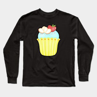 Cute apple cupcake. 🍎 Long Sleeve T-Shirt